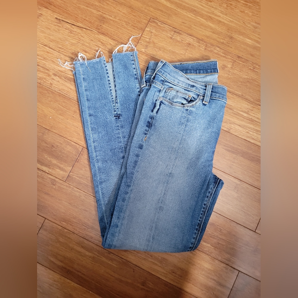 Hudson Front Slit Jeans